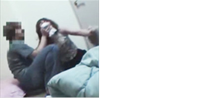 無料エロ動画「デリに襲いかかる暴れるデリヘル嬢を眠らせ陰毛を剃る鬼畜」の紹介画像